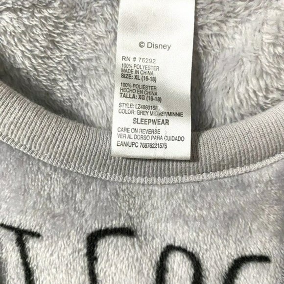 Disney Mickey & Minnie Plush Minky 2-Piece PJ Set - Picture 7 of 15